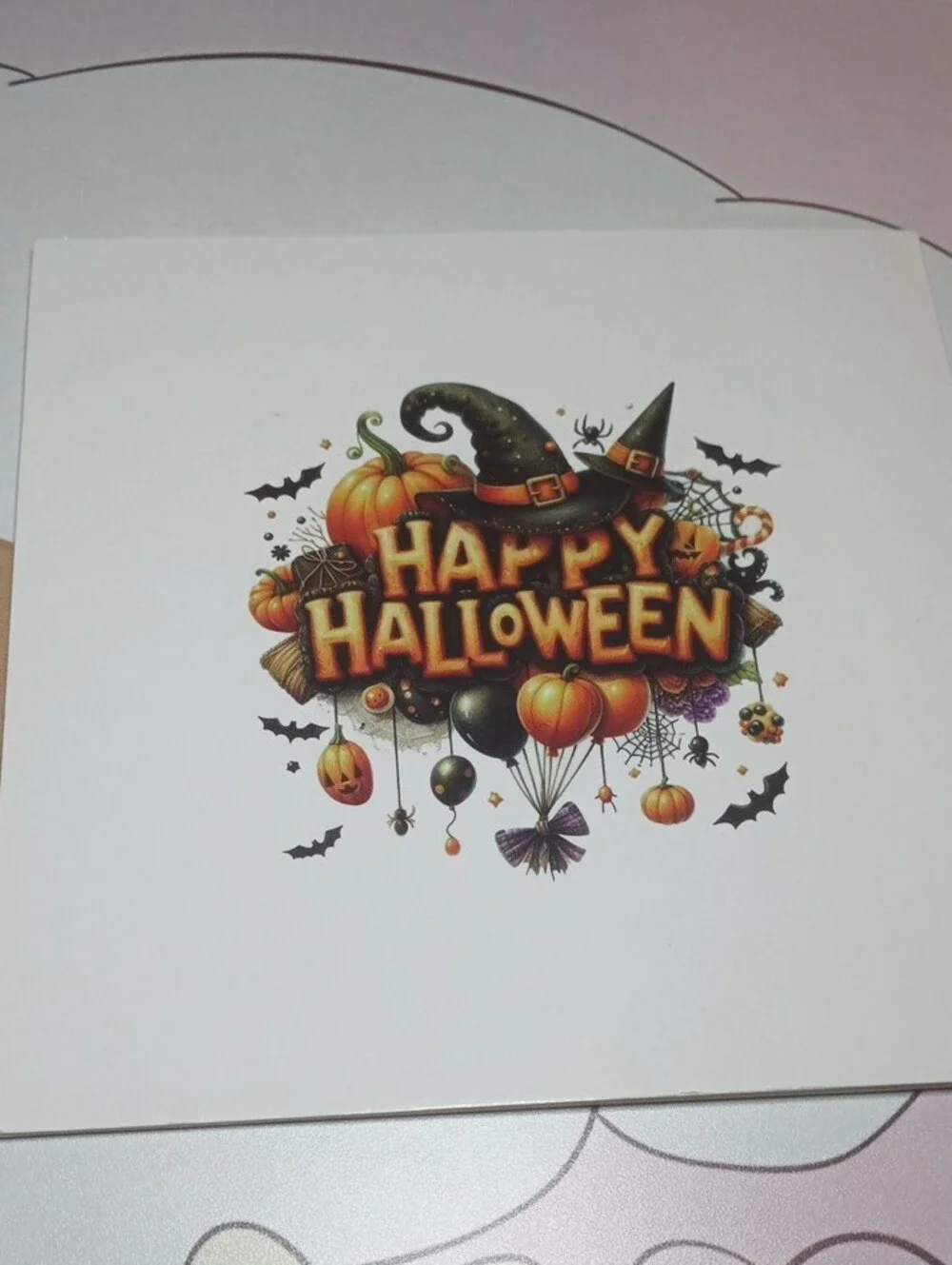 Gothic Princess Sparkle Greeting Card - Handmade